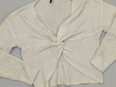 białe bluzki w serek: Sweter, H&M, S (EU 36), condition - Good