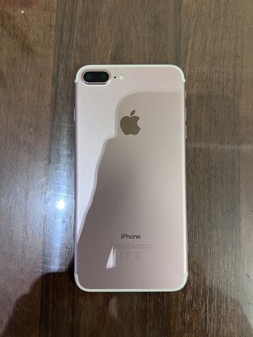 Apple iPhone: IPhone 7 Plus, Б/у, 32 ГБ, Розовый, Чехол, 100 %