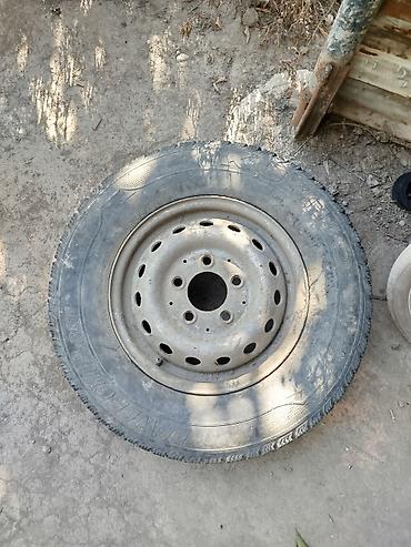 Колеса в сборе 225 / 70 / R 15, Всесезонная, Б/у, 1 шт, Легкий коммерческий транспорт (C/LT), Железные, отверстий - 5