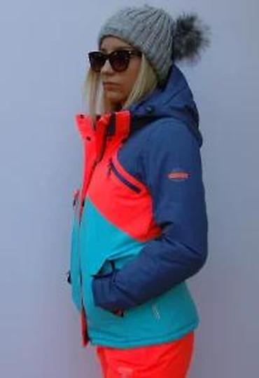 Ski jakne: Ženska skijaška/snowboard jakna – trobojna (tirkizna, koralno-crvena i — 19