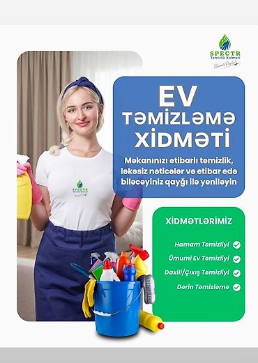 Təmizlik xidmətləri: Təmizlik | Evlər | Ümumi təmizlik — 3