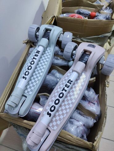 Детские самокаты: Детский самокат, Трёхколёсный, Новый — 11