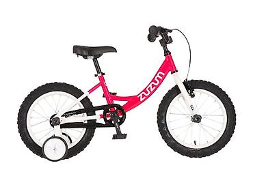 lisica kupaci: Zuzum Neon 16" dečiji bicikl – neon pink - Veličina točkova: 16" — 1