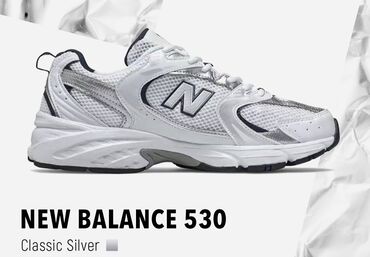 zhenskie zamshevye krossovki new balance: New Balance 530 Classic silver Город Ош Если живёте в Оше то могу и