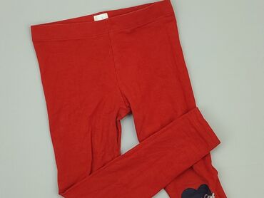 spodnie skórzane czarne: Leggings for kids, Little kids, 5-6 years, 110/116, condition - Good