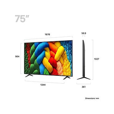 hisense 55: Televizor LG 75NANO80A6B.ADKG LG 75NANO80A6B böyük ekranı və NanoCell — 2