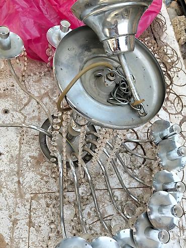 İşıqlandırma: Çılçıraq, 10 və daha çox lampa, Metal — 1