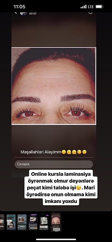 pencere rezini: Laminasiya seti Dermanlar Ust kirpik ucun rezin Alt kirpik ucun — 3