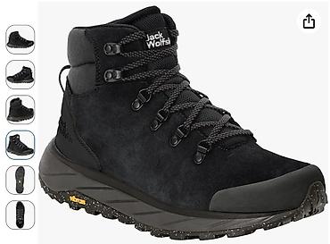 забродные ботинки: Мужские ботинки, 39.5, Jack Wolfskin, Новый, цвет - Черный, Самовывоз — 2