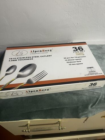 ВАЗ (ЛАДА): AlpenBerg 36 parça süfrə dəsti - Material: 18/10 paslanmayan polad -