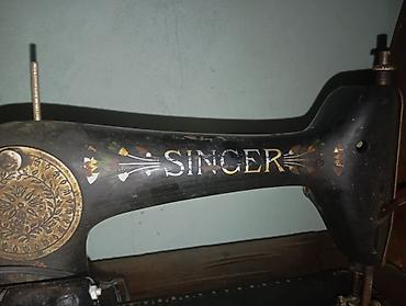 İncəsənət və kolleksiyalar: Məhsul: Singer tikiş maşını (antik model) Xüsusiyyətlər: - Brend — 3