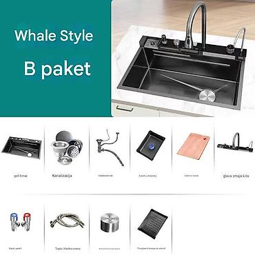 Sudopere: RUIPAI multifunkcionalni kuhinjski sudoper – “Whale Style” B paket — 2