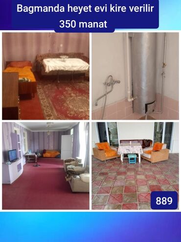 продажа кафе: Bagmandada yerləşən bu həyət evi aylıq kirayəyə verilir. Evdə yataq