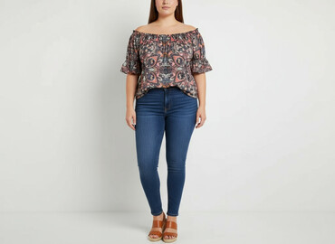 bluzki czarne plus size: George, Жіноча блуза, розмір XL на lalafo.pl bluzki czarne plus size: George, Жіноча блуза, розмір XL