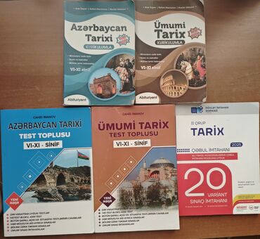 Testlər: Cahid İmanovun Azərbaycan tarix və Ümumi tarix test kitabı 8 manat