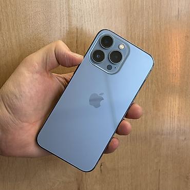 Apple iPhone: IPhone 13 Pro, Б/у, 512 ГБ, Pacific Blue, Чехол, 94 % — 1