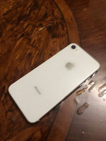 Apple iPhone: IPhone 8, 64 ГБ, Белый, Отпечаток пальца