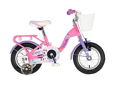 pedale: Bicikl kids Visitor Unicorn 12" V-brake + kontra, 95–115 cm (12") — 2