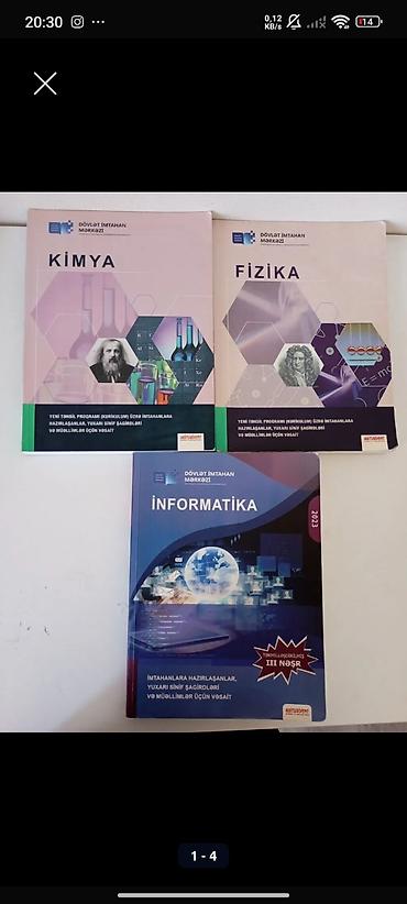 informatika codera 2026 pdf: Məhsul: DİM hazırlıq vəsaitləri dəsti Tərkib: - Kimya – Dövlət — 1