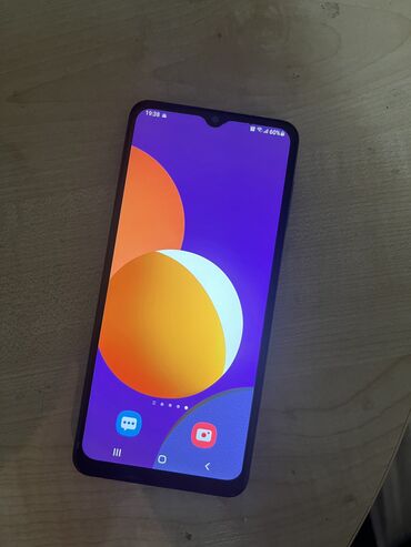 samsung с9: Samsung Galaxy M12, Б/у, 32 ГБ, цвет - Синий, 2 SIM