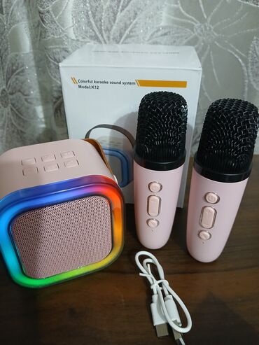 портативные колонки mac audio: 700 Сом!!!💖Беспроводная стерео караоке система Karaoke Speaker K12 -