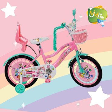 tricikli guralice za decu: Deciji bicikl "Pony bikes" (16") - 8600 din. BESPLATNA DOSTAVA