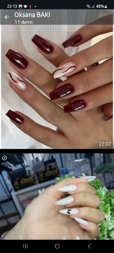 Manikür, pedikür: Manikür, Dırnaq qaynağı, Salonda — 5