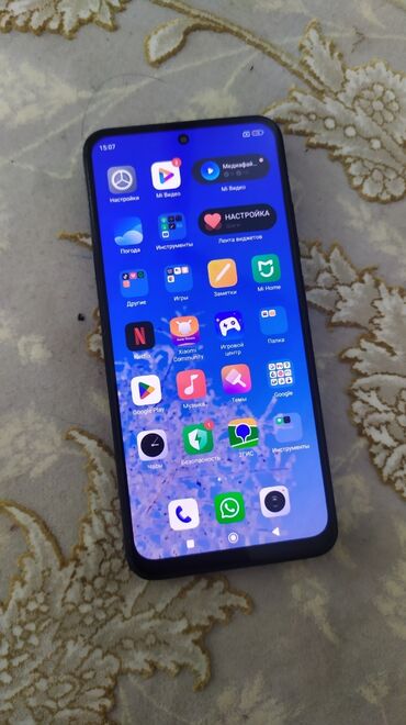 красный речка: Redmi, Redmi Note 11S, Б/у, 128 ГБ, цвет - Черный, 2 SIM