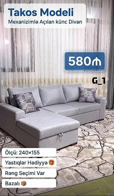 metbext divanlari: Künc divan, Yeni, Açılan, Bazalı, Şəhərdaxili pulsuz çatdırılma — 1