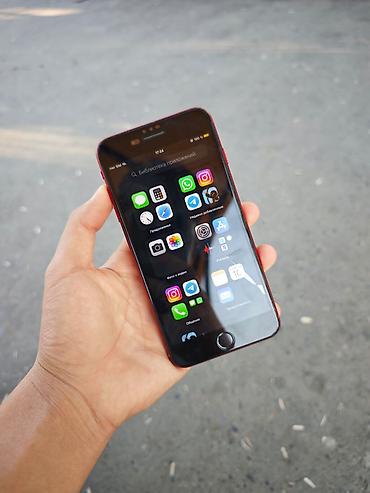 Apple iPhone: IPhone 8 Plus, Б/у, 64 ГБ, Красный, Защитное стекло, Чехол, 84 % — 3