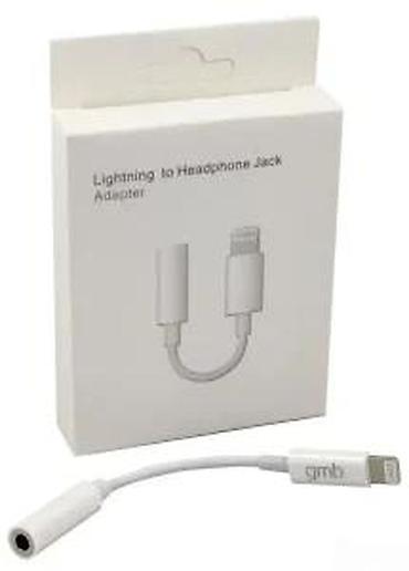 Kablovi za telefone: Lightning na 3,5 mm adapter za slušalice (gmb) Opis: - Adapter sa — 22