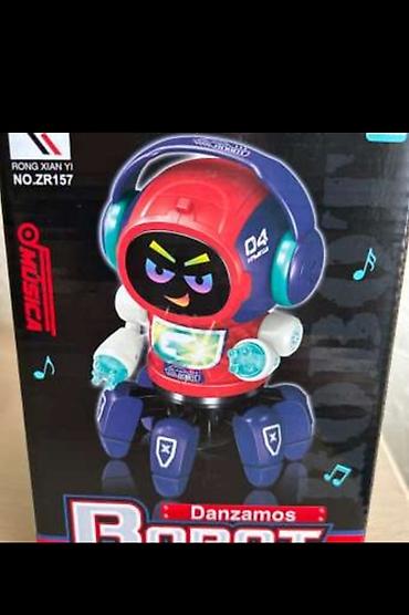 mcdonalds oyuncaqlar: Rəqs edən musiqili robot oyuncağı. - Parlaq işıqlar və səs — 1