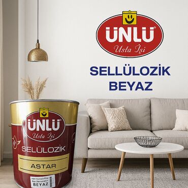 material: Boya rəng - Ağ
