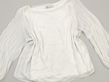 bluzki z bufiastymi rękawami zalando: Bluzka Damska, Zara, L, stan - Dobry