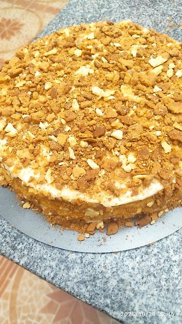 Выпечка, хлебобулочные изделия: Торт Наполеон домашний, все свежее, готовится на заказ — 2