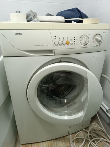 ручной стиральная машина: Кир жуучу машина Zanussi, Колдонулган, Автомат, 5 кг чейин, Толук өлчөм
