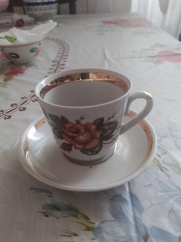 çaynı serviz: Çay dəsti, rəng - Ağ, Farfor — 1