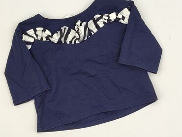 biały sweter dla dziewczynki: Bluzka, H&M, 3-4 lat, 98-104 cm, stan - Idealny