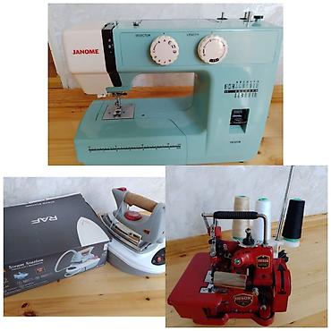Tikiş maşınları: Masin 250₼ averlok 80₼ utu 80₼ .Unvan Mastaga &Rumi E — 1