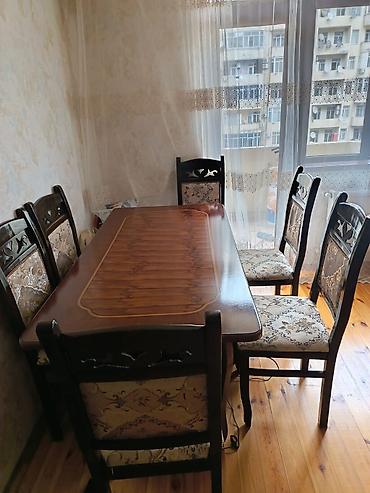 Masa 6 stul 2ci əl satılır Əlaqə WhatsApp'la 994 051 502 61 58