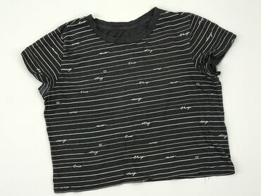 czarne damskie t shirty: Top XL, stan - Dobry