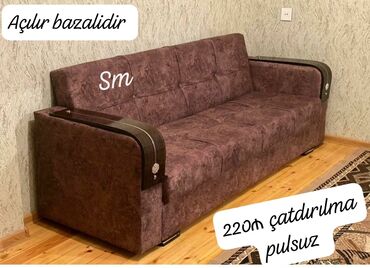 salon üçün divanlar: Divan, Bazalı, Açılan, Kitab