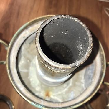 rus lampası: Məhsul: Antik mis samovar, dekorativ və funksional çay dəmləyən — 6