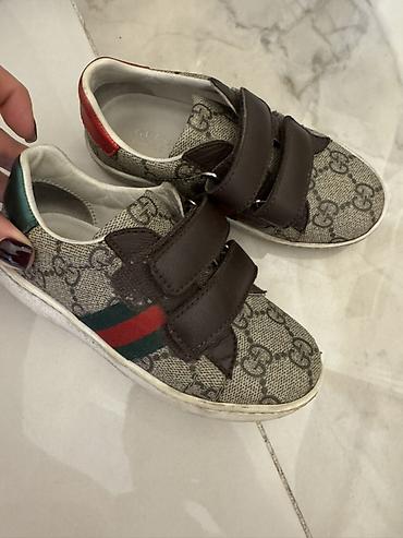 спорти: Детские кроссовки Gucci оригинал. Состояние идеальное. - Модель — 1