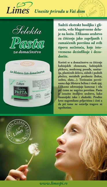 makaze za kauc: Limes Selecta pasta za domaćinstvo sa ekstraktom bosiljka i