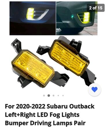 Комплект противотуманных фар Subaru 2020 г., Новый