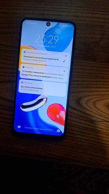 redmi телефоны: Redmi, Redmi Note 11, Колдонулган, 128 ГБ, түсү - Кара, 2 SIM