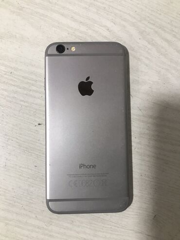 телефон запчасти: IPhone 6, Б/у, 32 ГБ, Matte Silver, 100 %