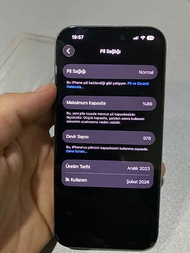 ipone 8 pilus: IPhone 15 Pro, 128 GB, Natural Titanium, Simsiz şarj, Face ID — 6