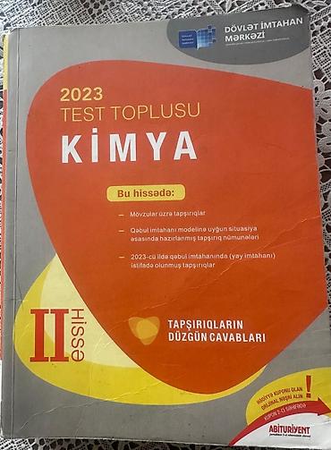 Testlər: Kimya 2ci hissə toplu — 1